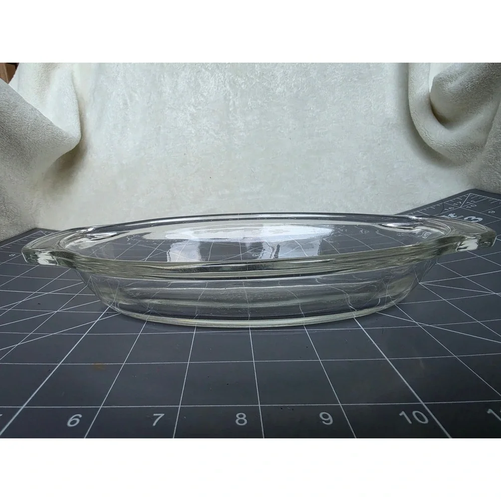 Anchor Hocking Clear Glass Oval Baking Dish 16oz 472ml Oven Microwave Safe 1016
